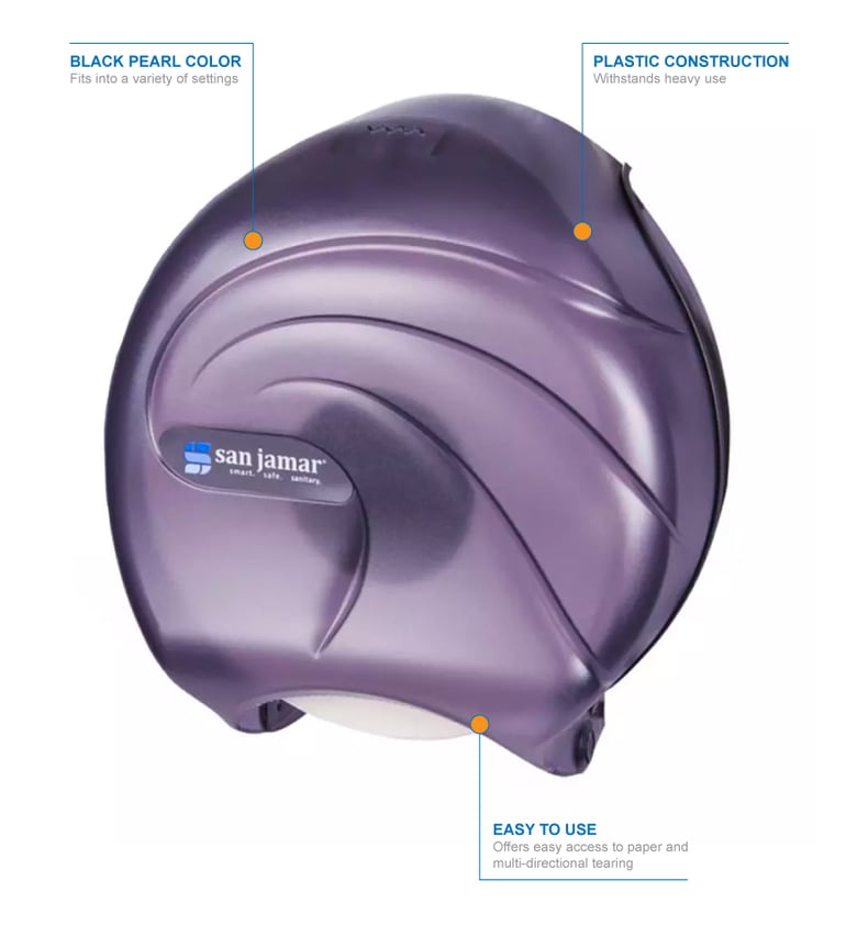 San Jamar R2090TBK Features