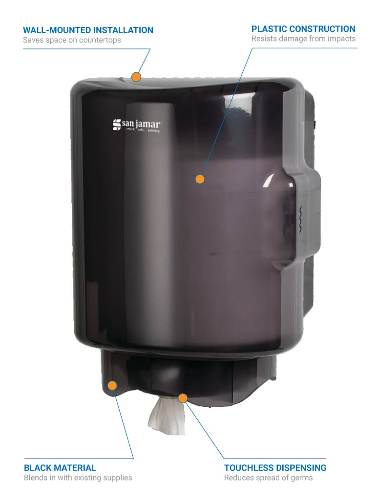 San Jamar T420TBK Features