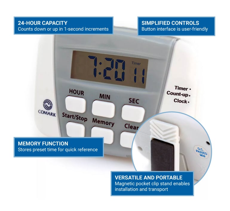 Countdown Timer - UTL264 Kitchen Countdown Timer from Comark