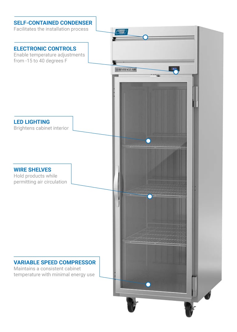 Beverage Air CT1HC1G Features