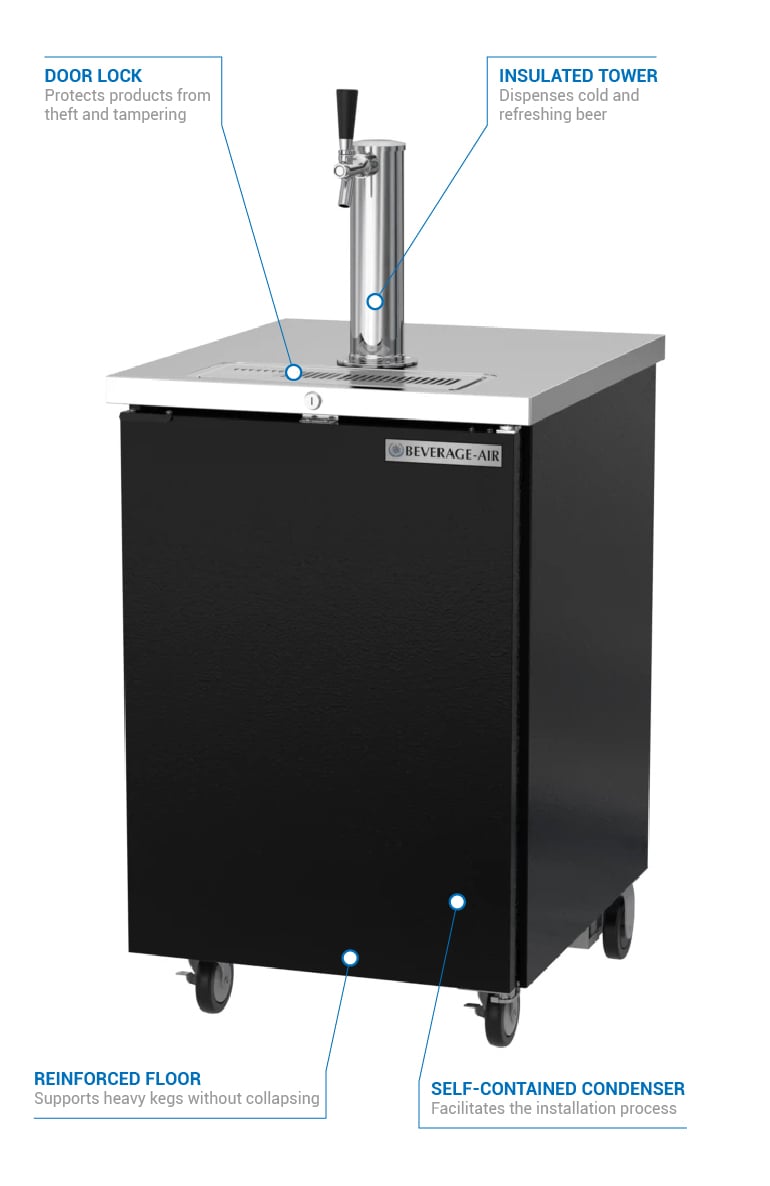 Keg scale clearance kegerator