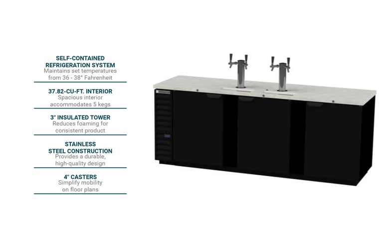 Beverage Air DD94HC1B Features