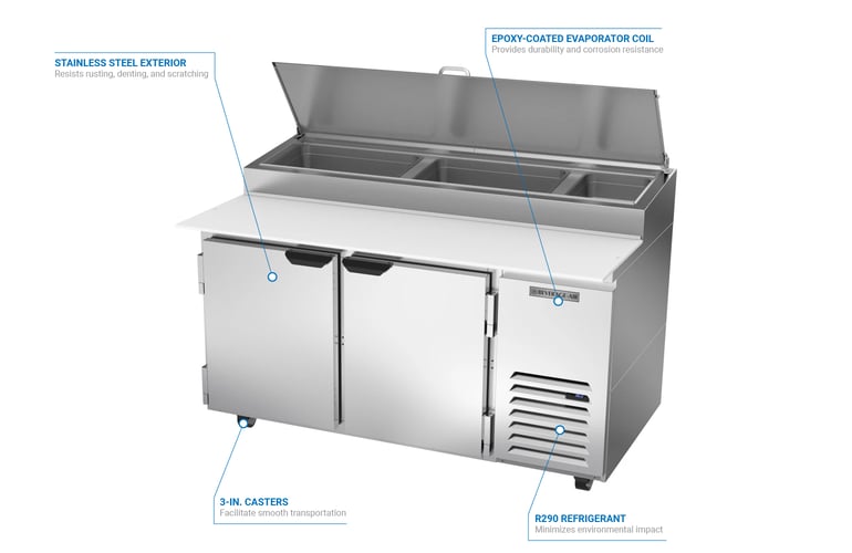 Beverage Air dp60hc Features