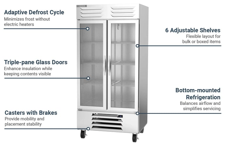 Beverage-Air FB35HC1G Features