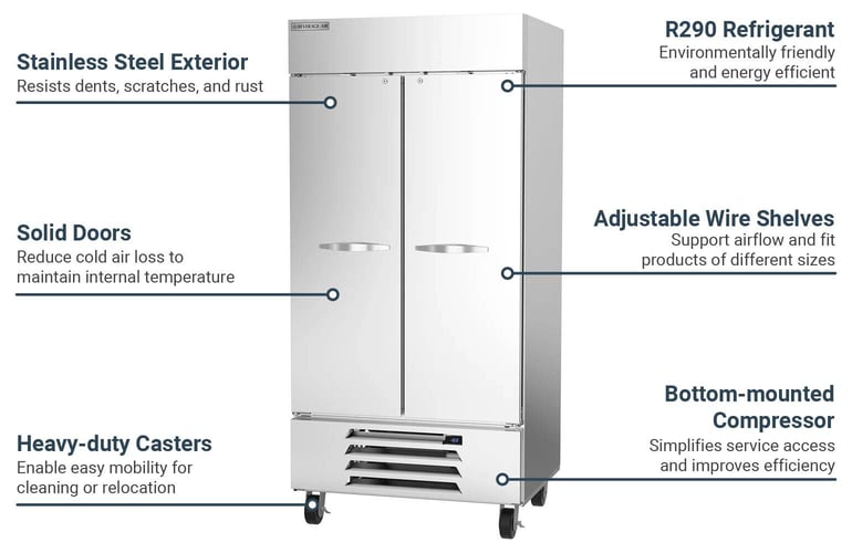 Beverage-Air HBF35HC1 Features