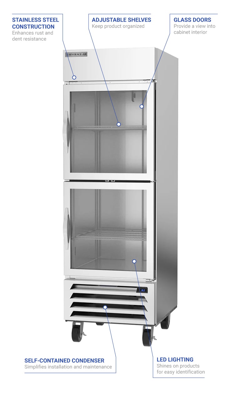 Beverage Air HBR23HC1HG Features