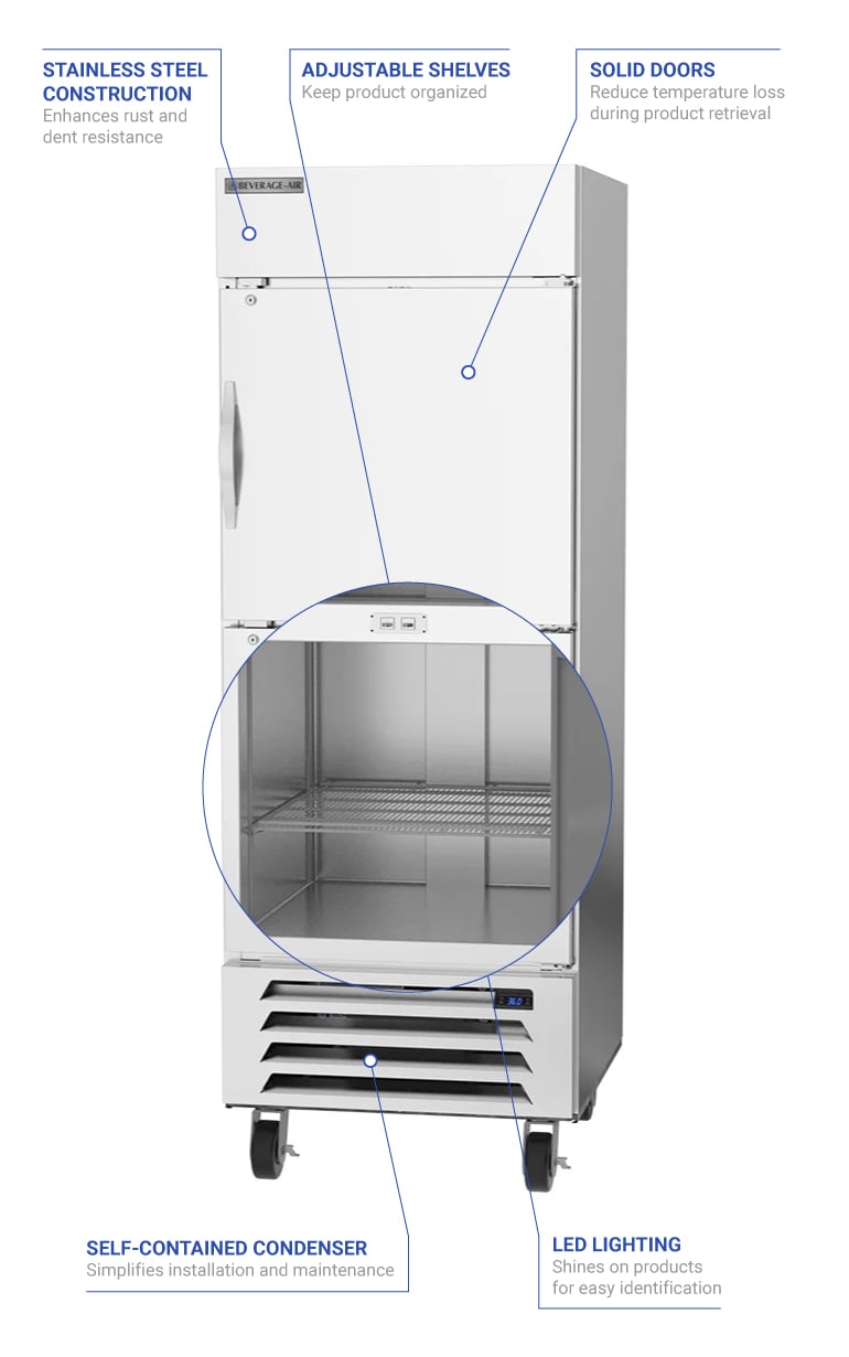 Beverage Air HBR27HC1HS Features