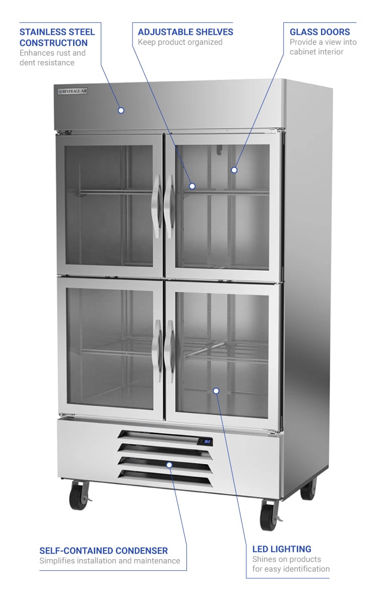 Beverage Air HBR44HC1HG Features