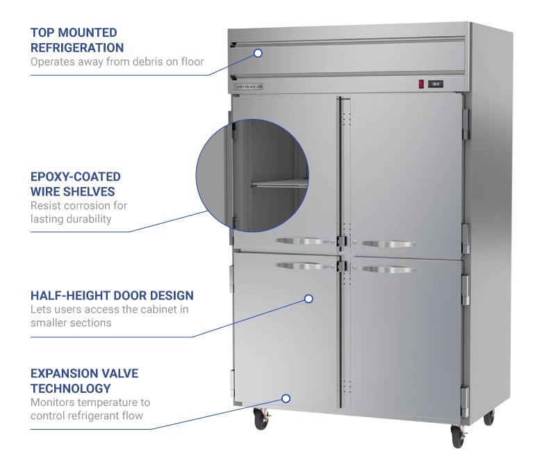 Beverage Air hr2hc1hs Features