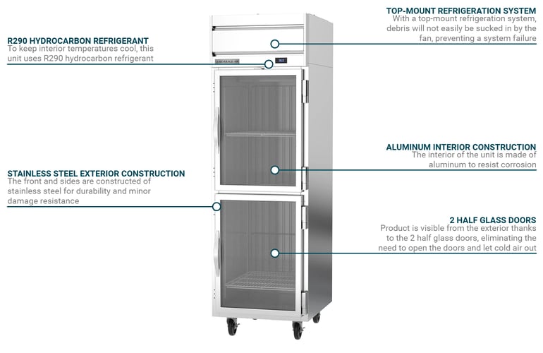 Beverage Air HRP1HC1HG Features