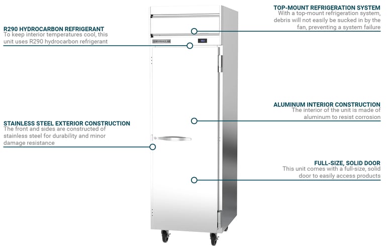 Beverage Air HRP1HC1S Features