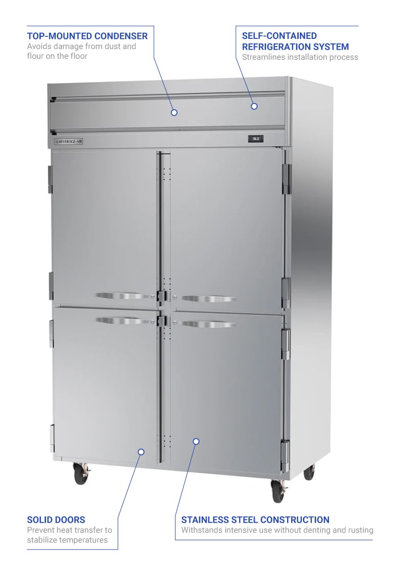 Beverage Air hrp2hc1hs Features