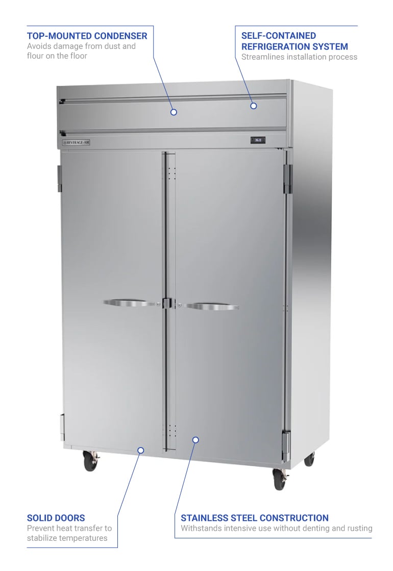 Beverage Air hrp2hc1s Features