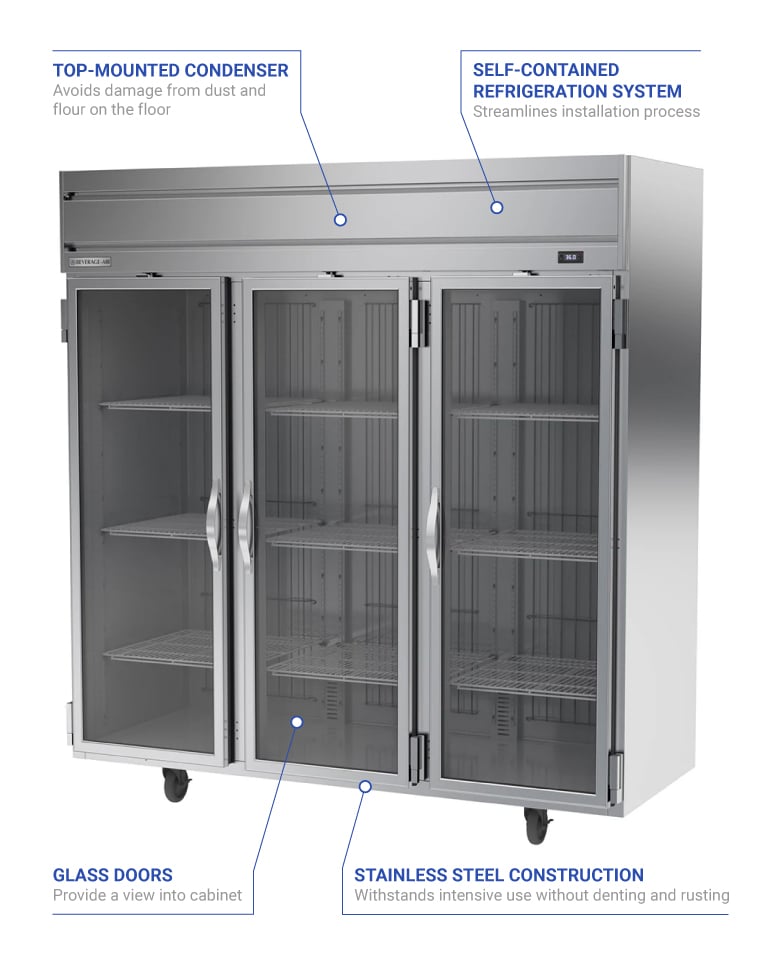 Beverage Air hrp3hc1g Features