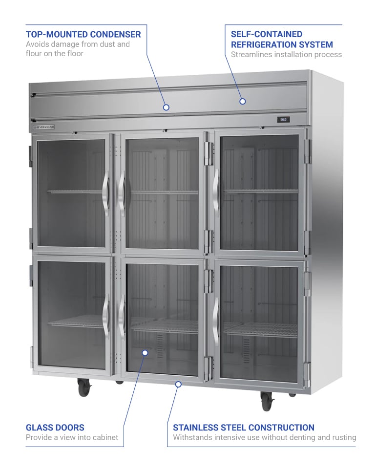 Beverage Air hrp3hc1hg Features