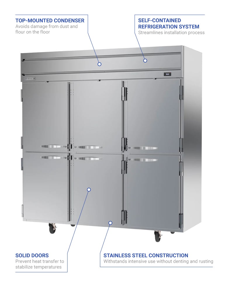 Beverage Air hrp3hc1hs Features