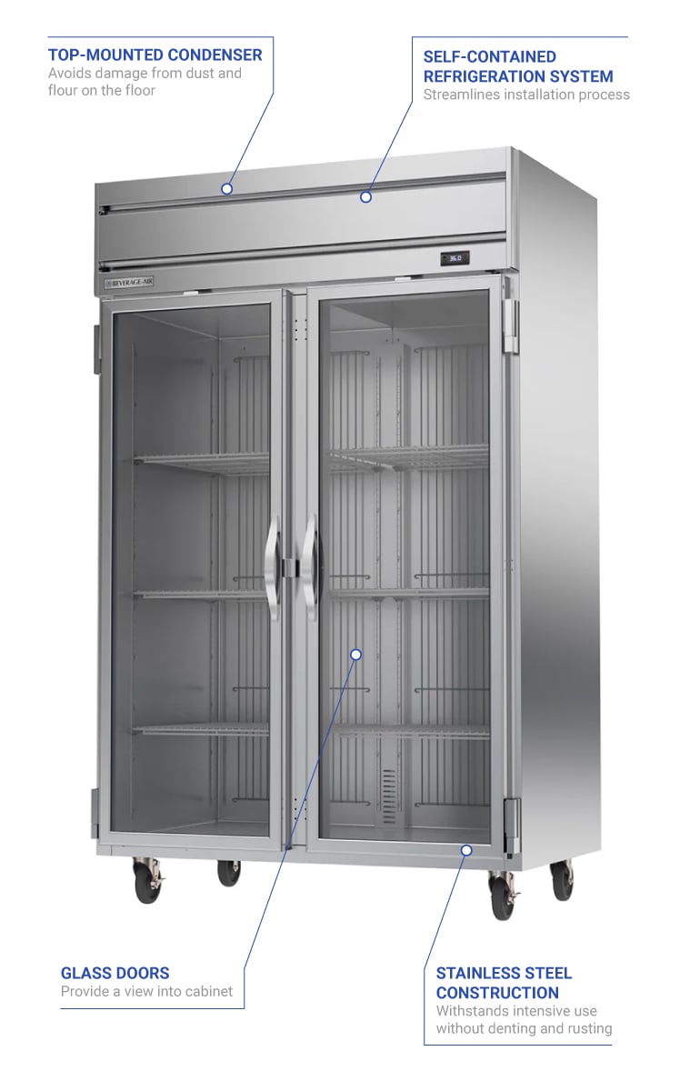 Beverage Air hrps2hc1g Features