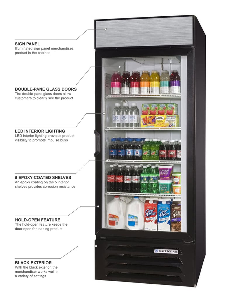 Beverage Air lv27hc1b Features