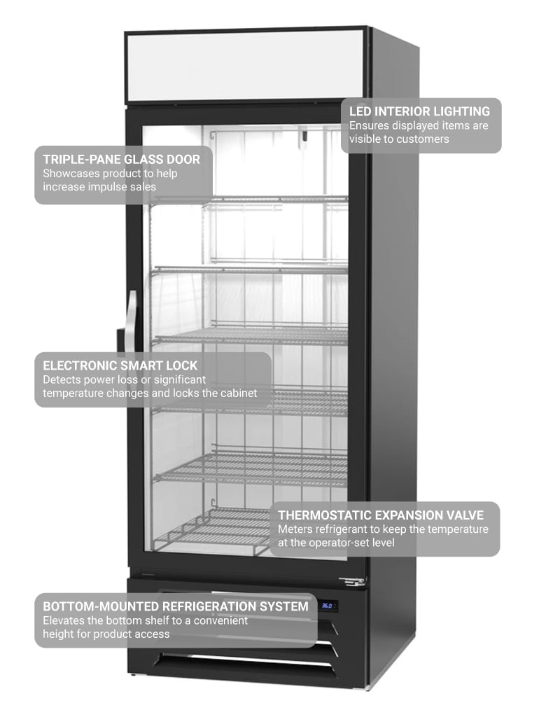 Beverage Air MMF27HC1BIQ Features