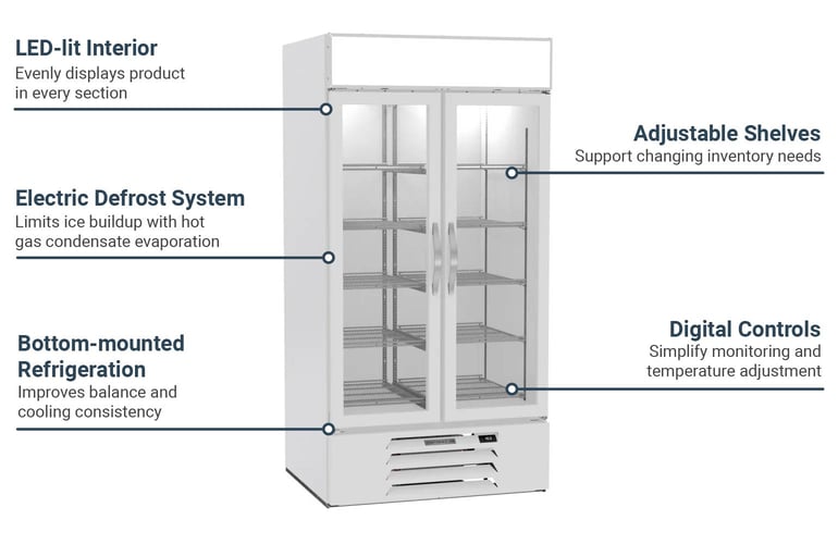 Beverage-Air MMF35HC1W Features