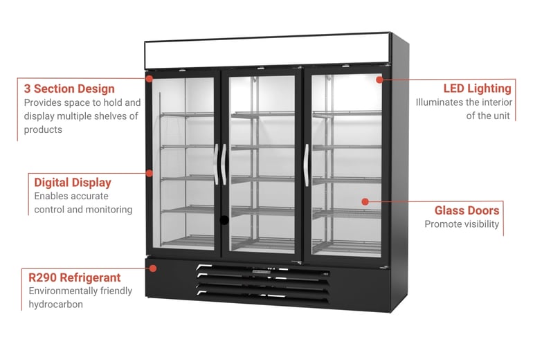 Beverage Air MMF72HC1B Features