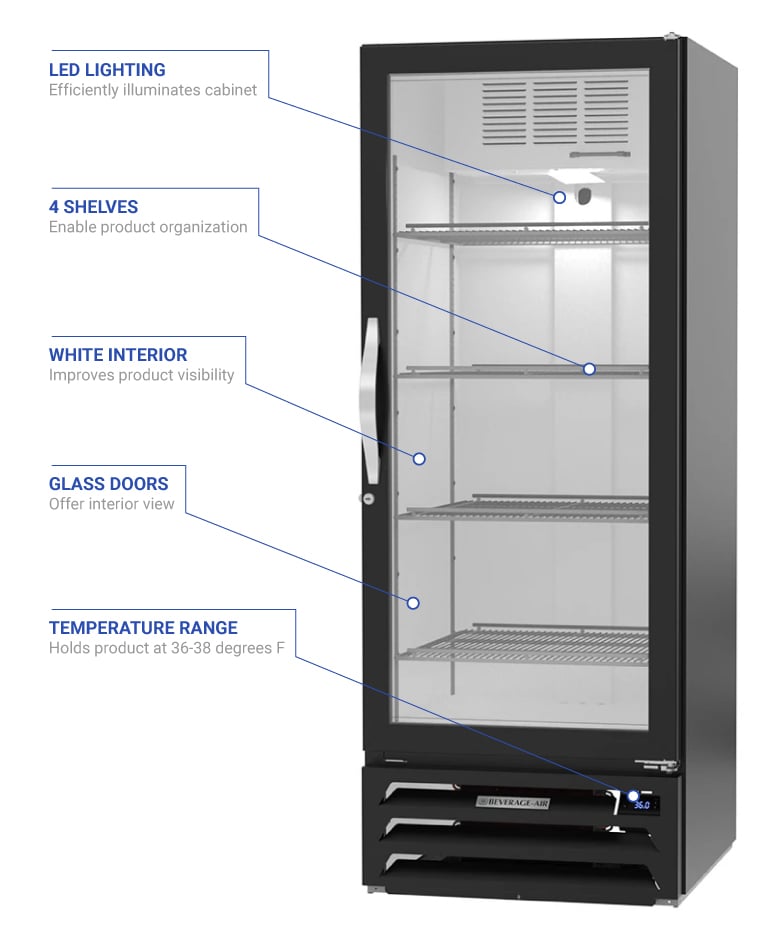 Beverage Air mmr12hc1b Features