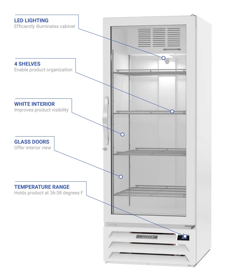 Beverage Air mmr12hc1w Features