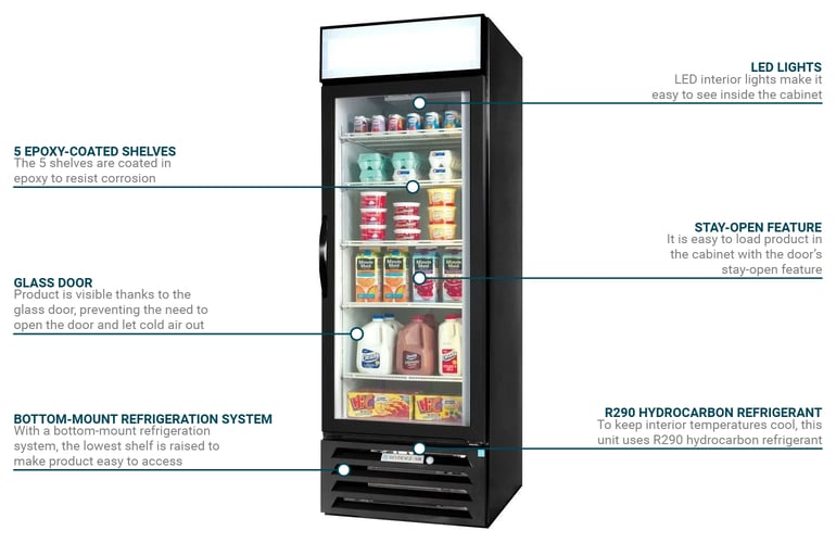 Beverage Air MMR27HC1B Features