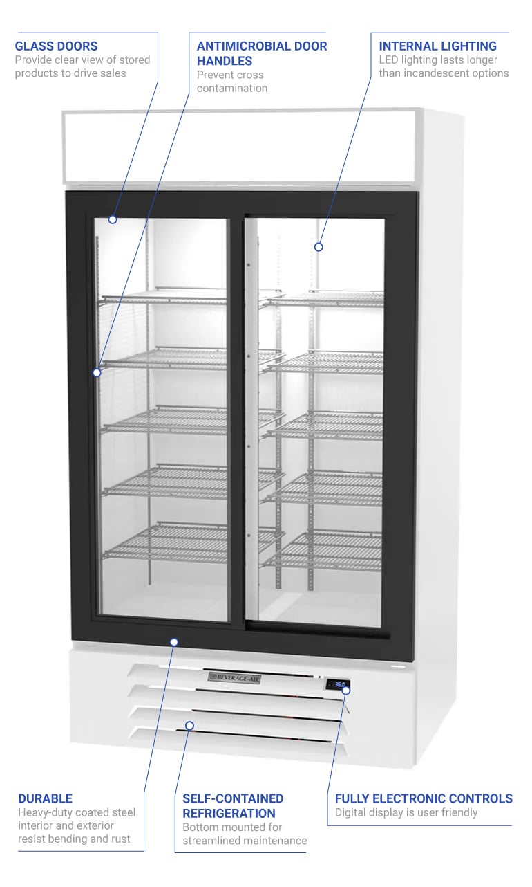Beverage Air MMR38HC1W Features