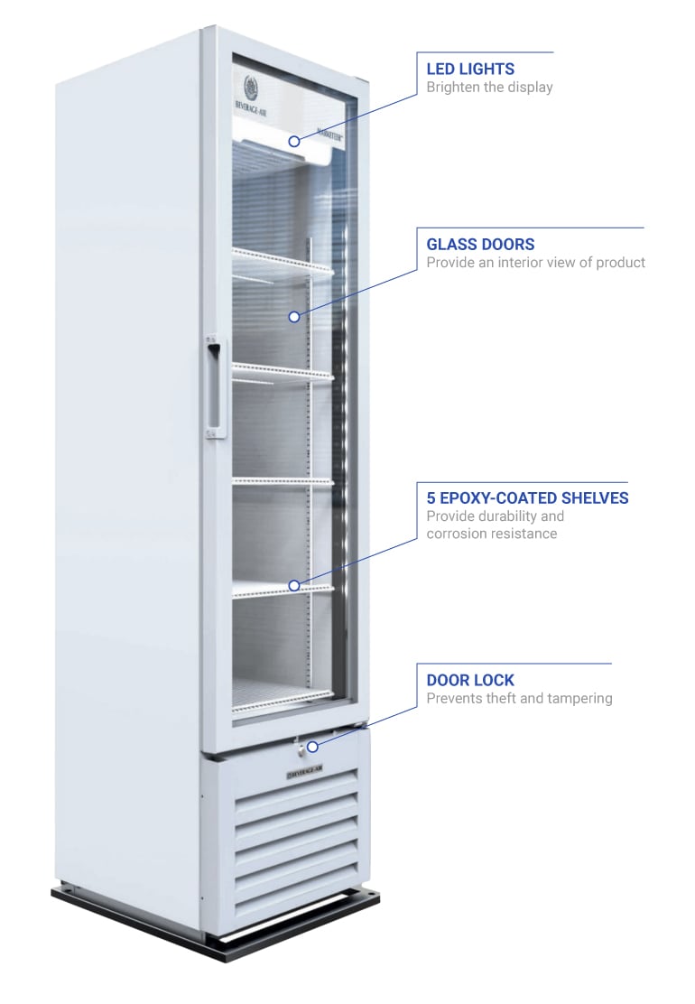 Beverage Air mt081h6w Features
