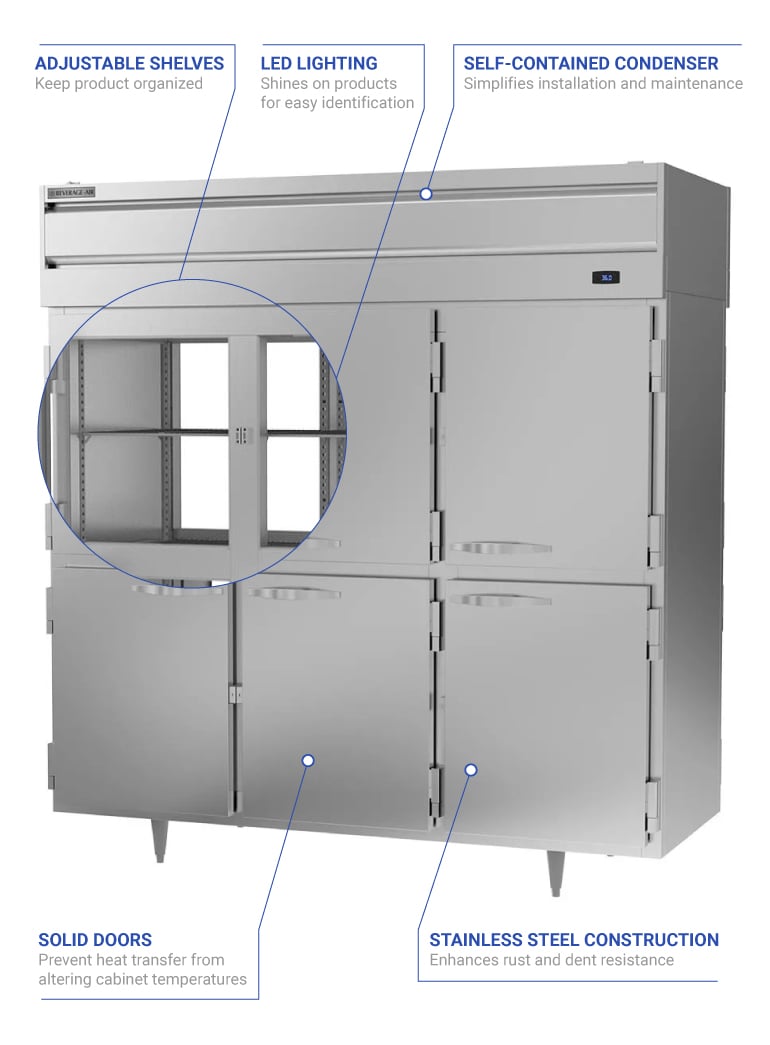 Beverage Air pr3hc1ahs Features