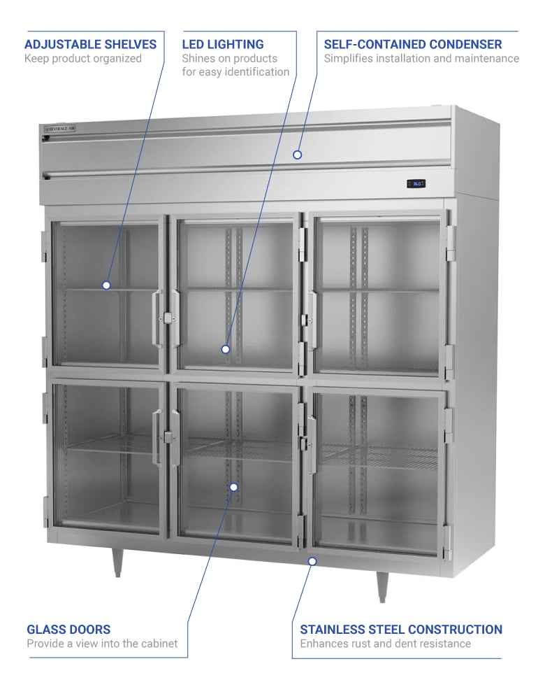 Beverage Air pr3hc1bhg Features