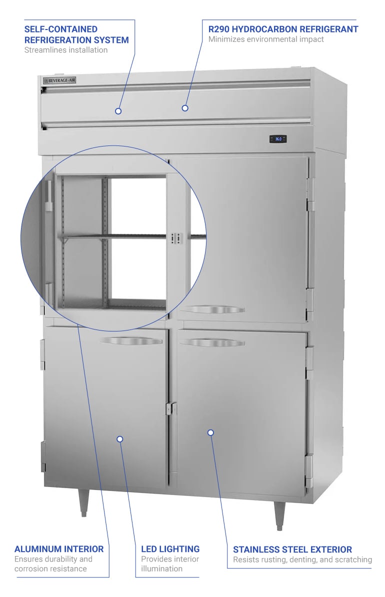 Beverage Air prd2hc1ahs Features