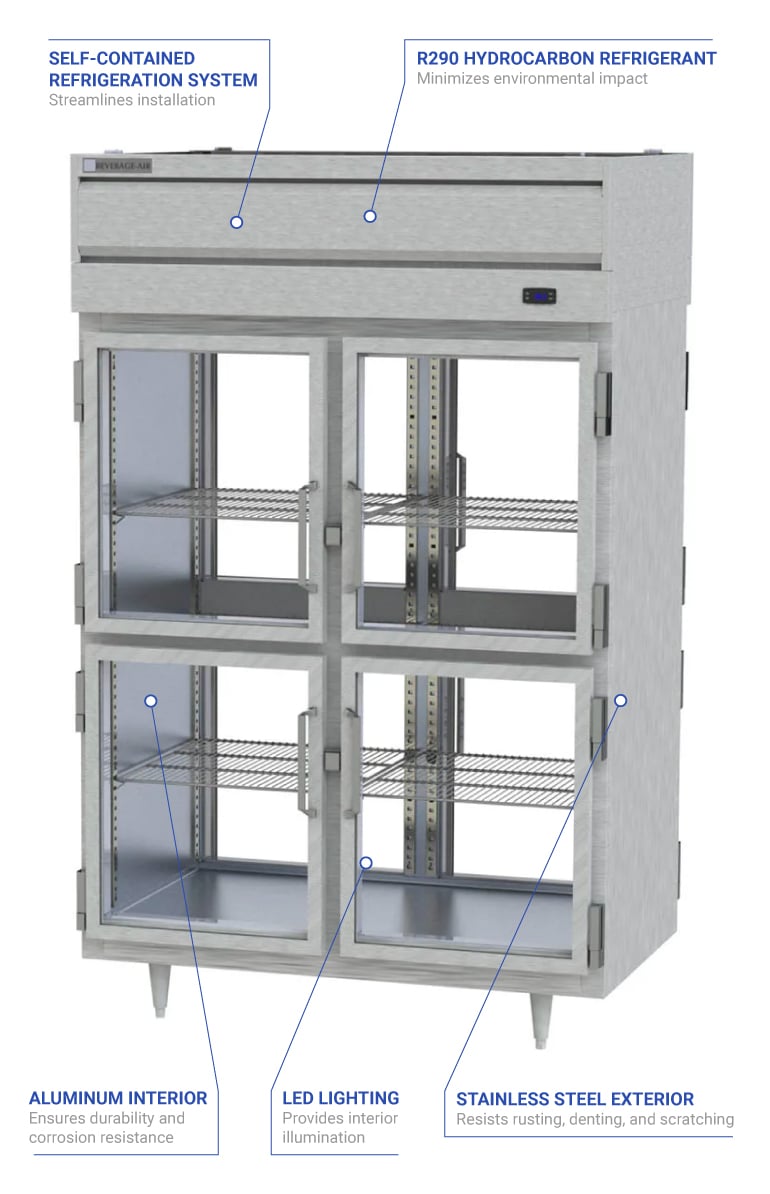 Beverage Air prd2hc1bhg Features