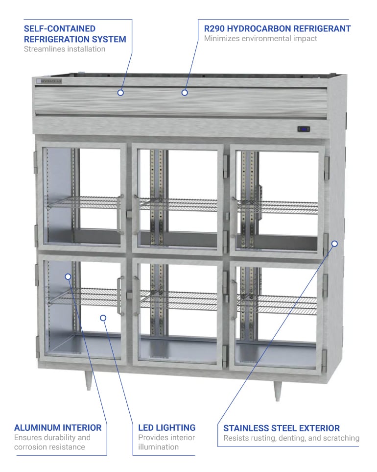 Beverage Air prd3hc1bhg Features