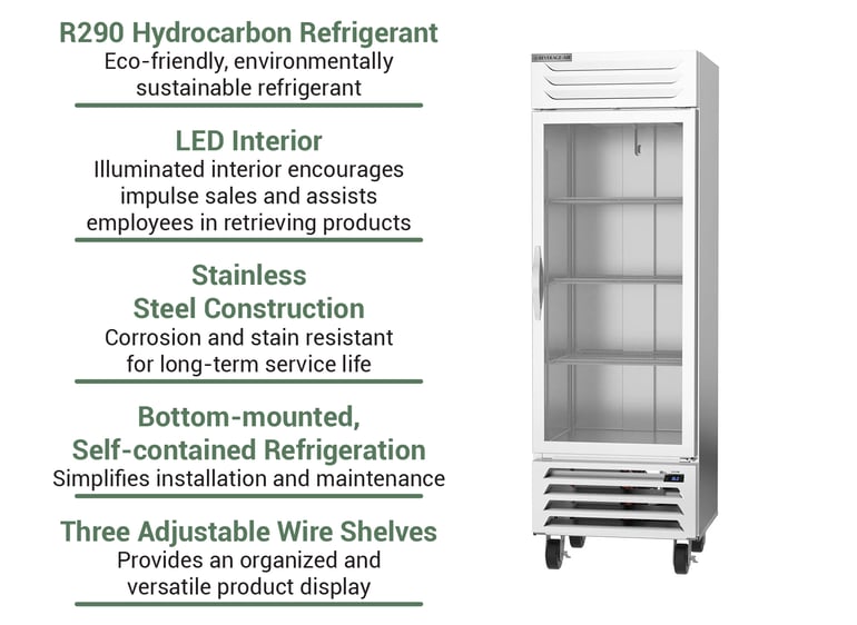Beverage Air RB19HC1G Features