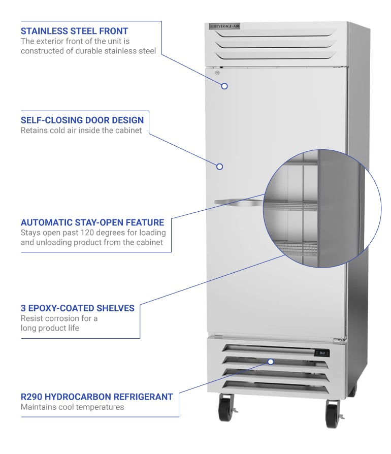 Beverage Air RB27HC1S Features