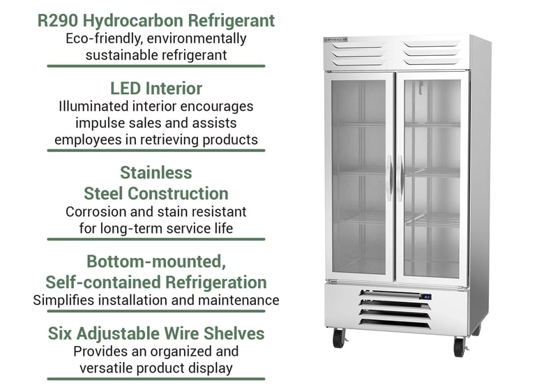 Beverage Air RB35HC1G Features