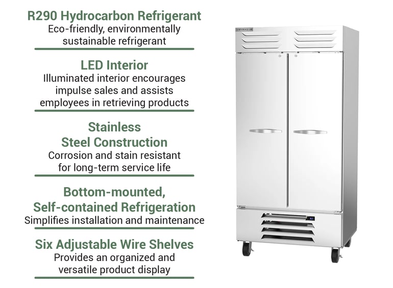 Beverage Air RB35HC1S Features
