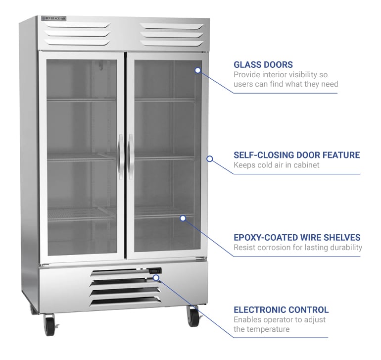 Beverage Air rb44hc1g Features