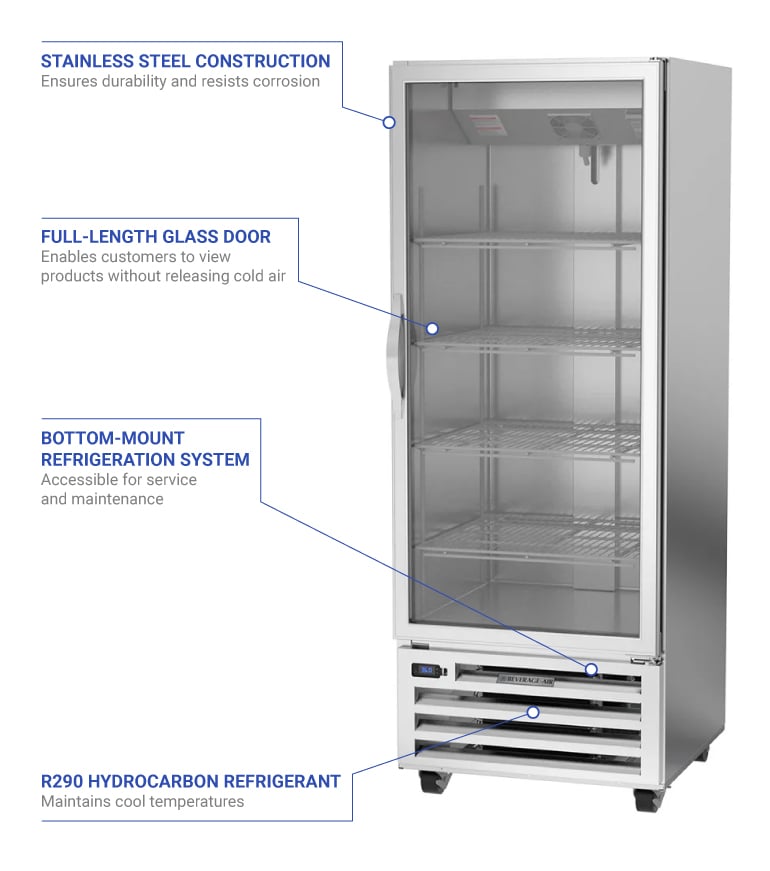 Beverage Air RI18HCG Features