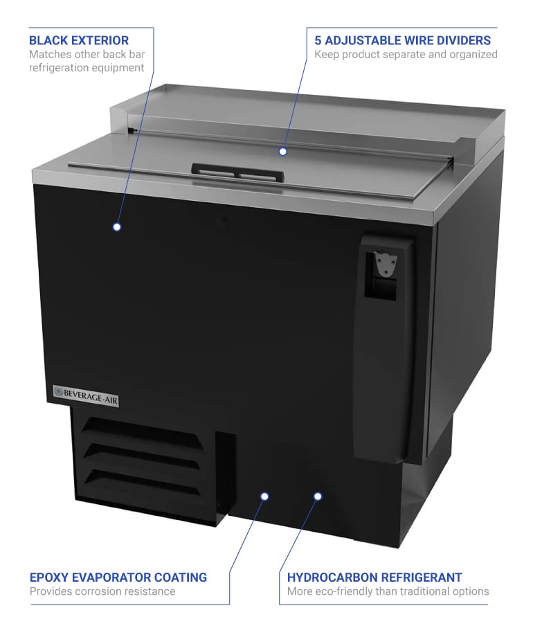 Beverage Air sf34hcb Features