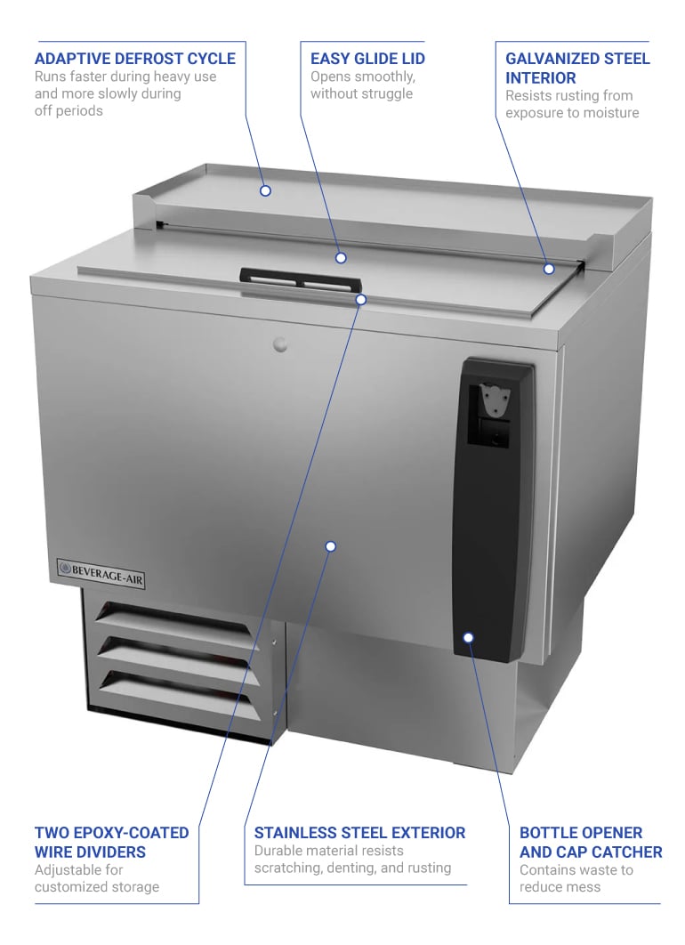 Beverage Air SF34HCS Features