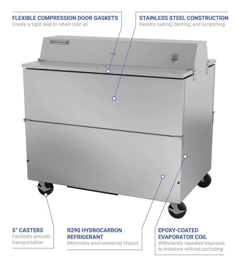 Beverage Air STF49HC1S Features