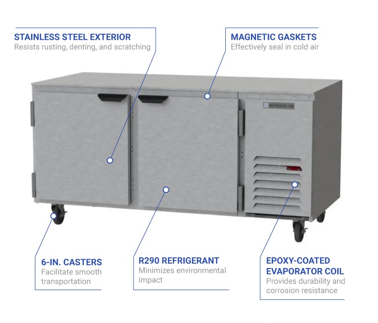 Beverage Air UCF67AHC Features