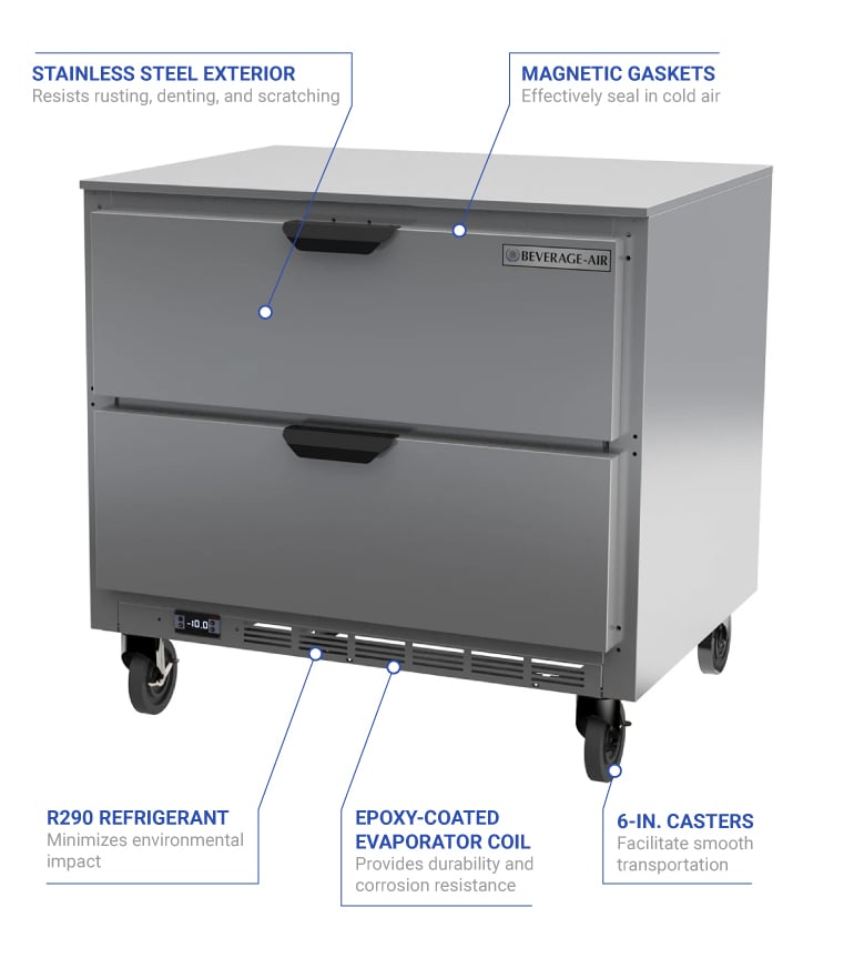 Beverage Air UCFD36AHC2 Features