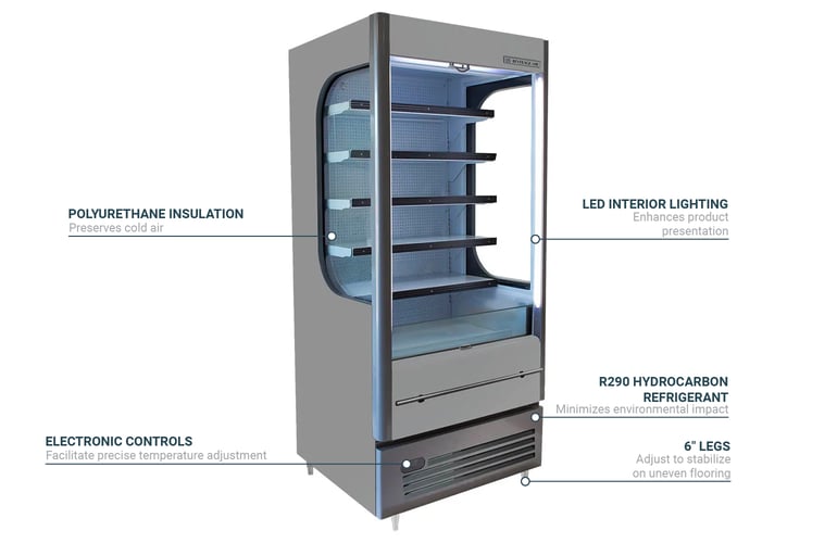 Beverage Air VMHCSL181G Features