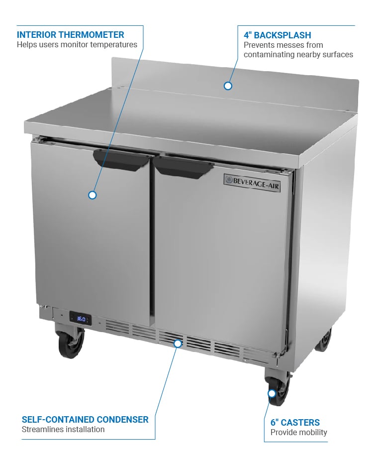 Beverage Air WTR34HC Features