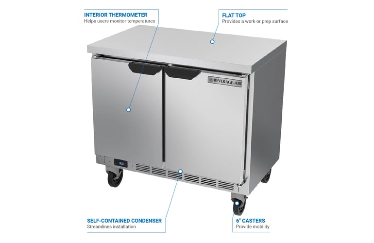 Beverage Air WTR34HCFLT Features