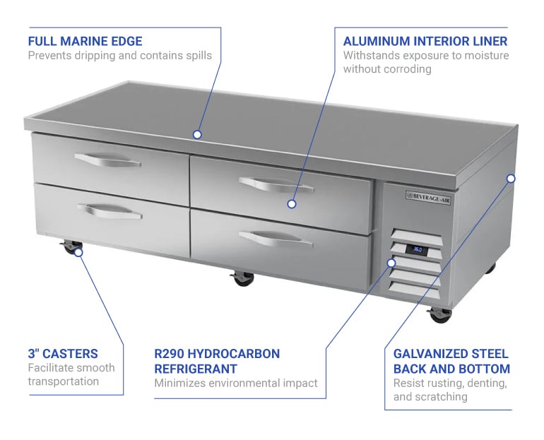 Beverage Air WTRCS72HC Features